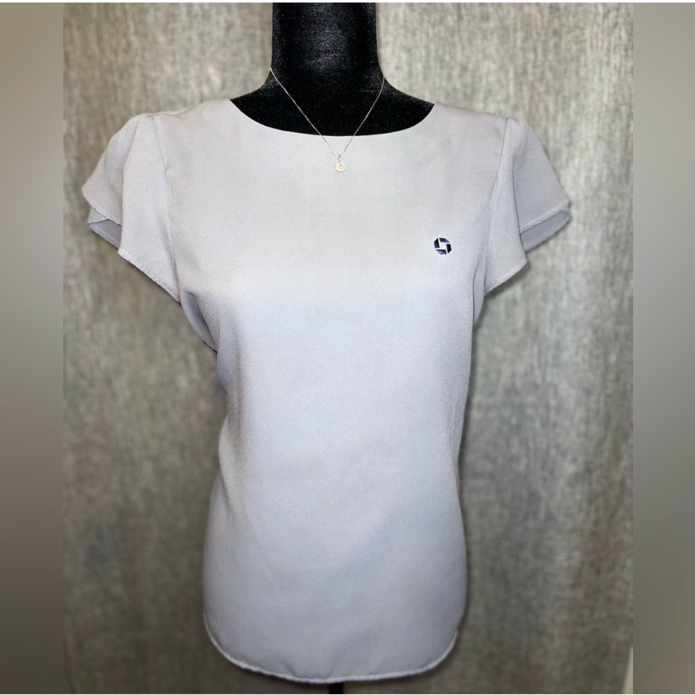 Chase Bank Grey Uniform Blouse